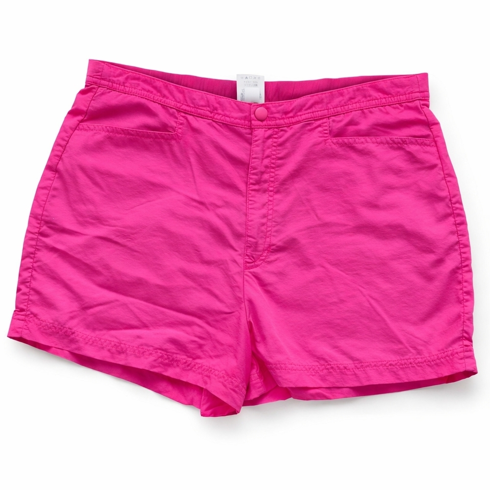 Lands’ End Colorful Active Lightweight Barbie Pink Shorts| Dopamine‎ Dressing